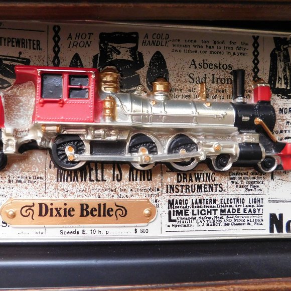 Vintage Intercraft Industries COLUMBIA and DIXIE BELLE Trains Wall Plaques - Picture 7 of 13